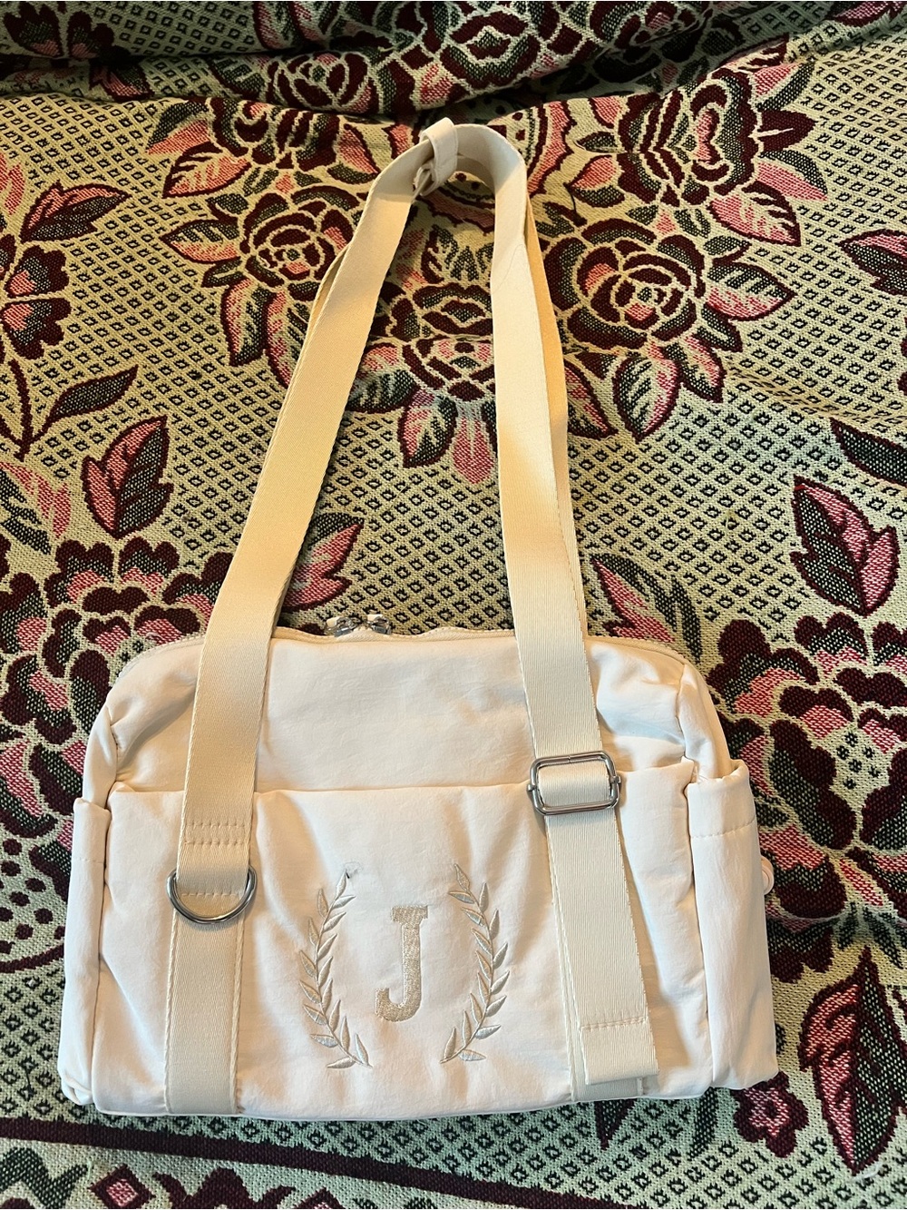 Monogrammed Mini Gym Bag for Girls.